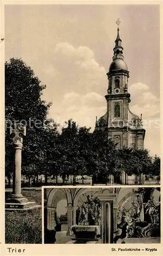 AK / Ansichtskarte Trier St Paulinkirche Krypta Kat. Trier