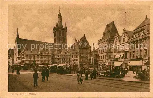 AK / Ansichtskarte Trier Hauptmarkt Kirche Kat. Trier