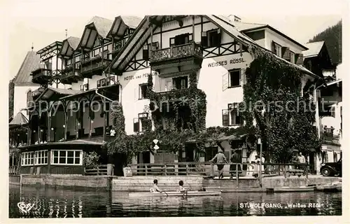 AK / Ansichtskarte St Wolfgang Wolfgangsee Weisses Roessl Kat. St. Wolfgang im Salzkammergut