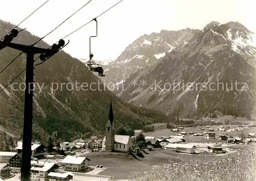 AK / Ansichtskarte Kleinwalsertal Sessellift Zaferna Kat. Oesterreich