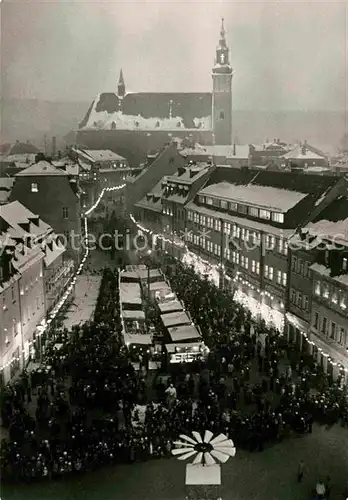 AK / Ansichtskarte Schneeberg Erzgebirge Weihnachtsmarkt Kat. Schneeberg