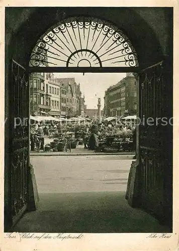 AK / Ansichtskarte Trier Blick zum Hauptmarkt Kat. Trier