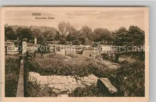 AK / Ansichtskarte Trier Roemische Baeder Kat. Trier