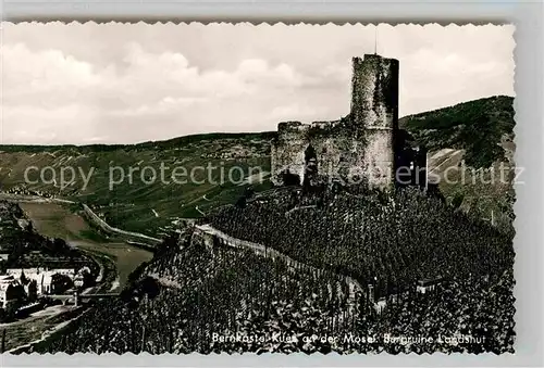 AK / Ansichtskarte Bernkastel Kues Moselpartie mit Burgruine Landshut Kat. Bernkastel Kues