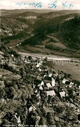 AK / Ansichtskarte Muggendorf Fraenkische Schweiz Blick von der Rosenmuellershoehle  Kat. Wiesenttal