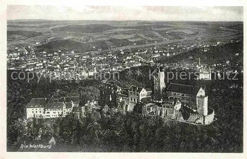 AK / Ansichtskarte Wartburg Eisenach Fliegeraufnahme Kat. Eisenach