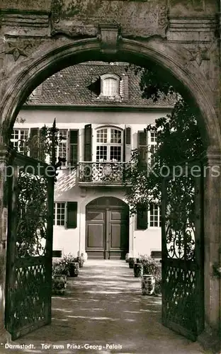 AK / Ansichtskarte Darmstadt Tor zum Prinz Georg Palais Kat. Darmstadt