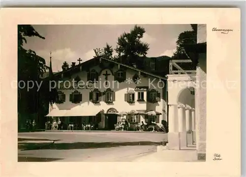 AK / Ansichtskarte Oberammergau Hotel Alte Post Kat. Oberammergau