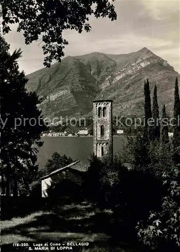 AK / Ansichtskarte Bellagio Lago di Como Santa Maria di Loppia Comer See