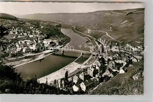 AK / Ansichtskarte Bernkastel Kues Moselpartie Panorama Kat. Bernkastel Kues