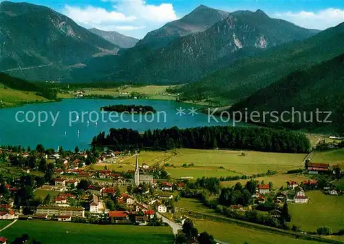 AK / Ansichtskarte Schliersee Fliegeraufnahme Jaegerkamp Brecherspitze  Kat. Schliersee