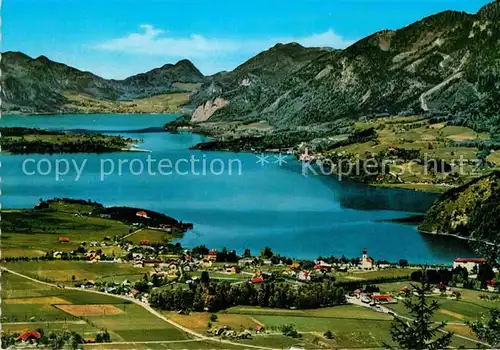 AK / Ansichtskarte St Wolfgang Wolfgangsee Wolfgangsee Strobl St. Gilgen Kat. St. Wolfgang im Salzkammergut