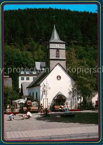 AK / Ansichtskarte Willingen Sauerland Kirchenpartie Kat. Willingen (Upland)