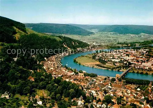 AK / Ansichtskarte Miltenberg Main Fliegeraufnahme mit Main Kat. Miltenberg