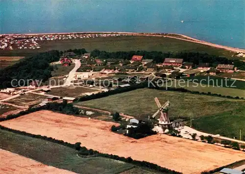 AK / Ansichtskarte Westerholz Langballig Fliegeraufnahme mit Windmuehle Kat. Westerholz