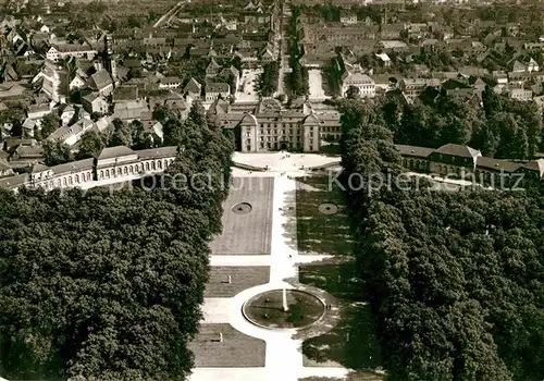 AK / Ansichtskarte Schwetzingen Fliegeraufnahme Schloss Kat. Schwetzingen