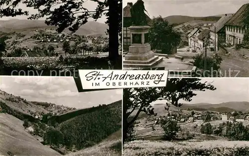 AK / Ansichtskarte St Andreasberg Harz Panorama Denkmal  Kat. Sankt Andreasberg