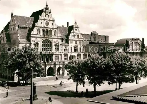 AK / Ansichtskarte Bielefeld Rathaus Stadttheater Kat. Bielefeld