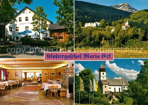 AK / Ansichtskarte Maria Eck Klostergasthof Kirche Alpen Kat. Siegsdorf