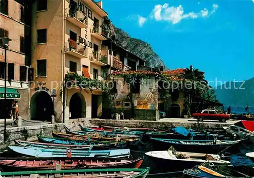 AK / Ansichtskarte Limone del Garda Il vecchio porticciolo Alter Kleiner Hafen