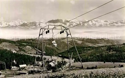 AK / Ansichtskarte Sessellift Feldberg Schwarzwald Hotel Feldbergerhof  Kat. Bahnen