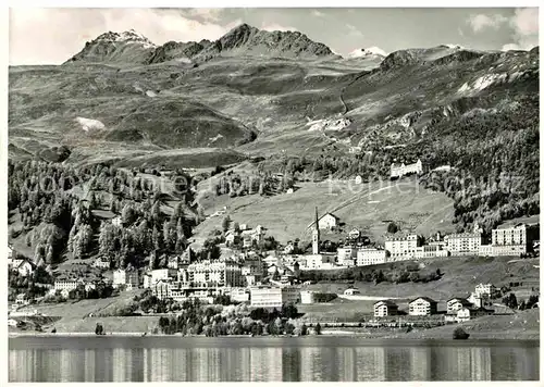 AK / Ansichtskarte St Moritz GR mit Piz Nair Albula Alpen Kat. St Moritz