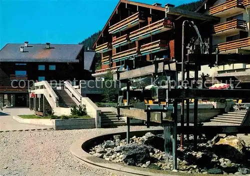 AK / Ansichtskarte Anzere Fontaine le Bisse sur la place Kat. Anzere