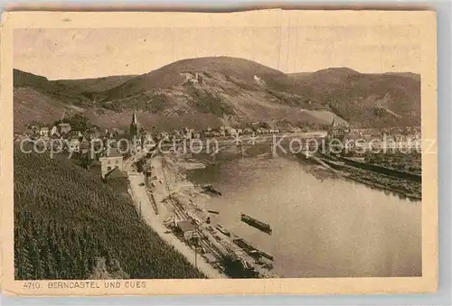 AK / Ansichtskarte Bernkastel Kues Panorama Ruine Landshut Kat. Bernkastel Kues