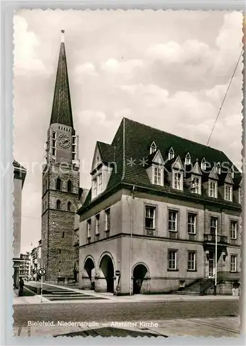 AK / Ansichtskarte Bielefeld Niedernstrasse Altstaetter Kirche Kat. Bielefeld