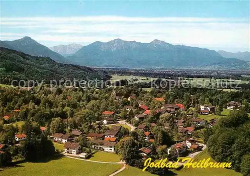 AK / Ansichtskarte Bad Heilbrunn Fliegeraufnahme Kat. Bad Heilbrunn