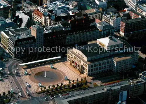 AK / Ansichtskarte Leipzig Fliegeraufnahme mit Augustusplatz und Oper Kat. Leipzig