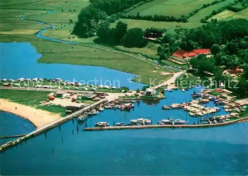 AK / Ansichtskarte Westerholz Langballig Fliegeraufnahme mit Hafen und Camping Kat. Westerholz