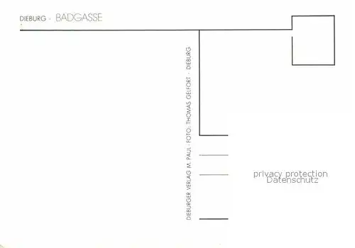 AK / Ansichtskarte Dieburg Badgasse Kat. Dieburg