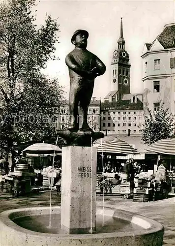 AK / Ansichtskarte Muenchen Gedenkbrunnen Fredl Weiss Kat. Muenchen