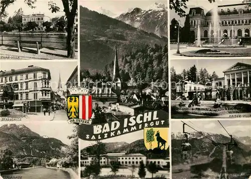 AK / Ansichtskarte Bad Ischl Salzkammergut Kurhaus Kaiser Villa Esplanade Sessellift Ehar Villa Kat. Bad Ischl