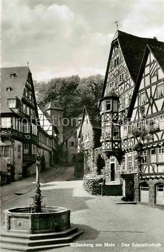 AK / Ansichtskarte Miltenberg Main Das Schnatterloch Fachwerk Kat. Miltenberg