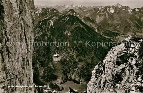 AK / Ansichtskarte Seilbahn Rauschberg Ruhpolding  Kat. Bahnen