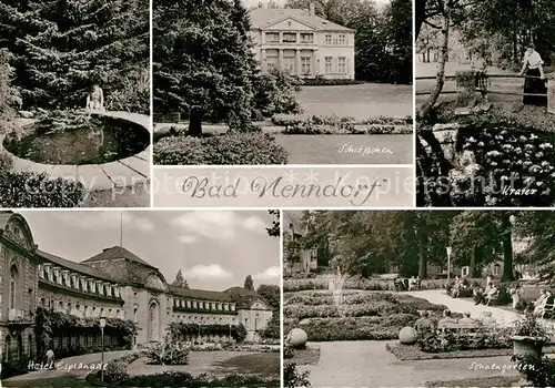 AK / Ansichtskarte Bad Nenndorf Schloesschen Krater Hotel Esplanade Kat. Bad Nenndorf