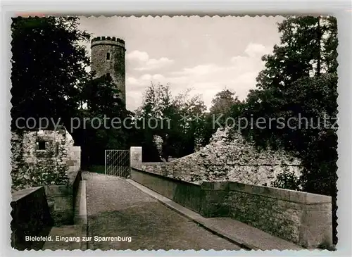 AK / Ansichtskarte Bielefeld Eingang Sparrenburg Kat. Bielefeld