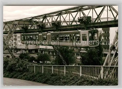 AK / Ansichtskarte Wuppertal S Bahn Gelenktriebwagen  Kat. Wuppertal