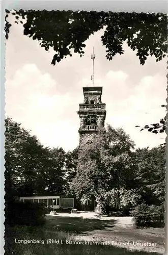 AK / Ansichtskarte Langenberg Rheinland Bismarckturm mit TV Umsetzer Kat. Velbert