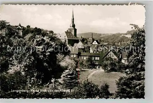 AK / Ansichtskarte Langenberg Rheinland Blick von der Klippe Kat. Velbert