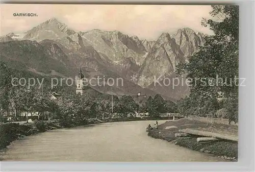 AK / Ansichtskarte Garmisch Partenkirchen Panorama Kat. Garmisch Partenkirchen