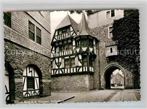 AK / Ansichtskarte Burg Wupper Schloss Burg Kat. Solingen