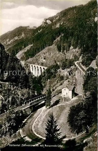 AK / Ansichtskarte Hoellental Schwarzwald mit Ravennabruecke Kat. Buchenbach