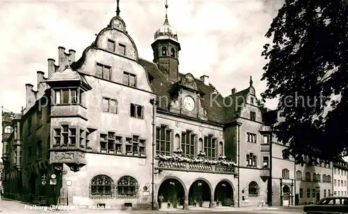 AK / Ansichtskarte Freiburg Breisgau Rathaus Kat. Freiburg im Breisgau