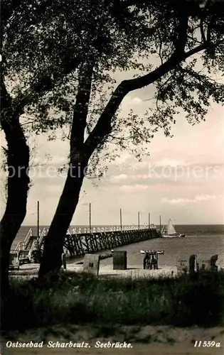 AK / Ansichtskarte Scharbeutz Ostseebad Seebruecke Kat. Scharbeutz