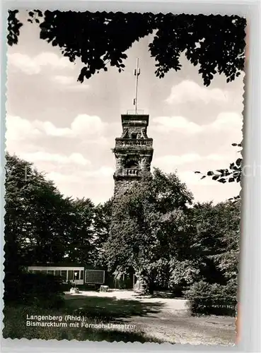 AK / Ansichtskarte Langenberg Rheinland Bismarckturm mit TV Umsetzer Kat. Velbert