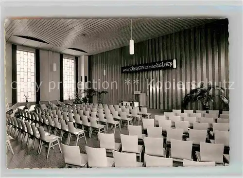 AK / Ansichtskarte Neuvandsburg West Bleibergquelle Kirchenhalle Inneres