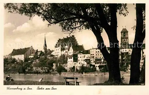 AK / Ansichtskarte Wasserburg Inn Partie am Inn Kat. Wasserburg a.Inn